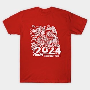 2024 new year art T-Shirt